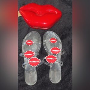 Matching Kiss Purse & Sandal Set